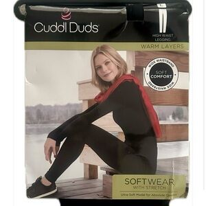Cuddl Duds Women's Black Softwear Leggings